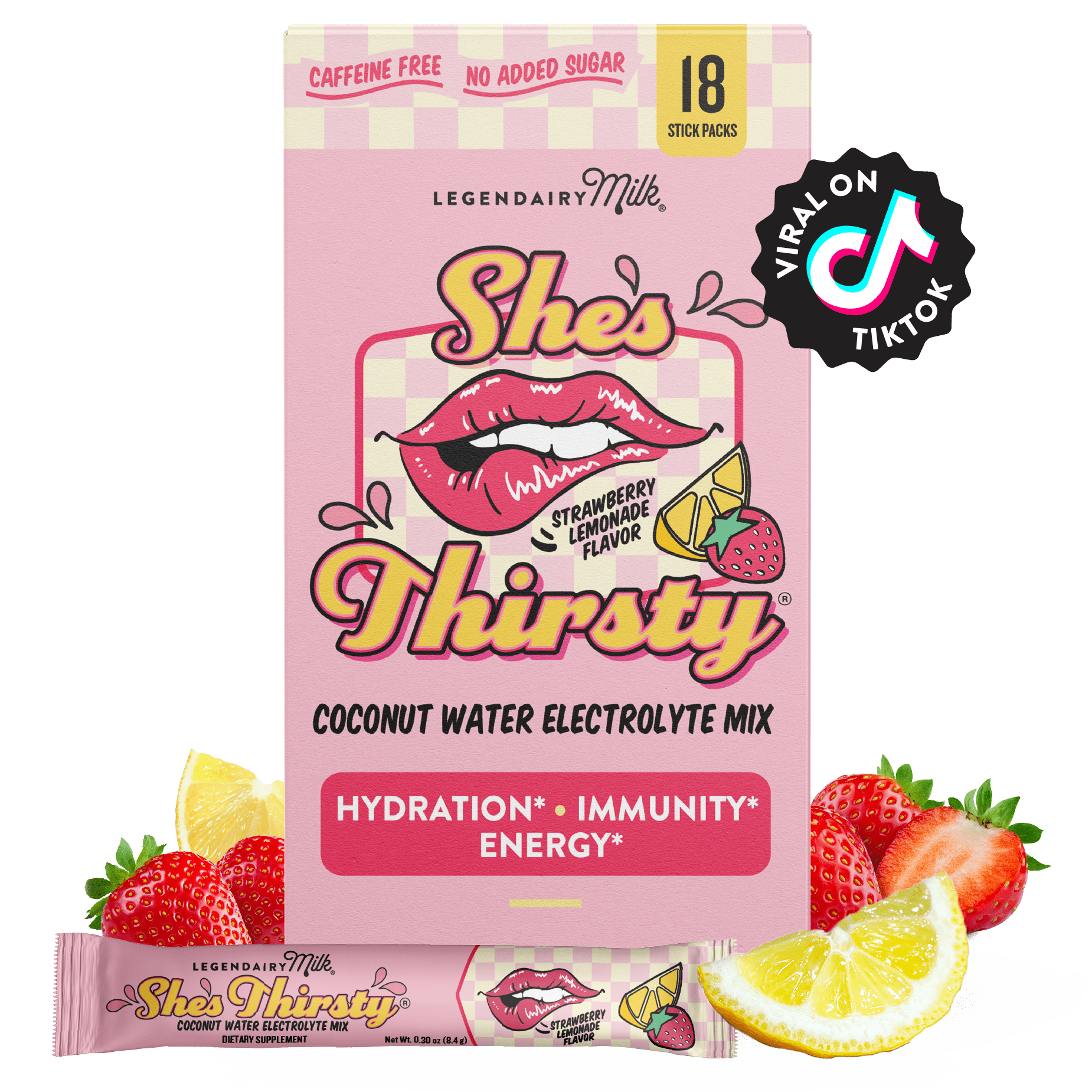 She’s Thirsty Coconut Water Electrolyte Mix - Legendairy Milk