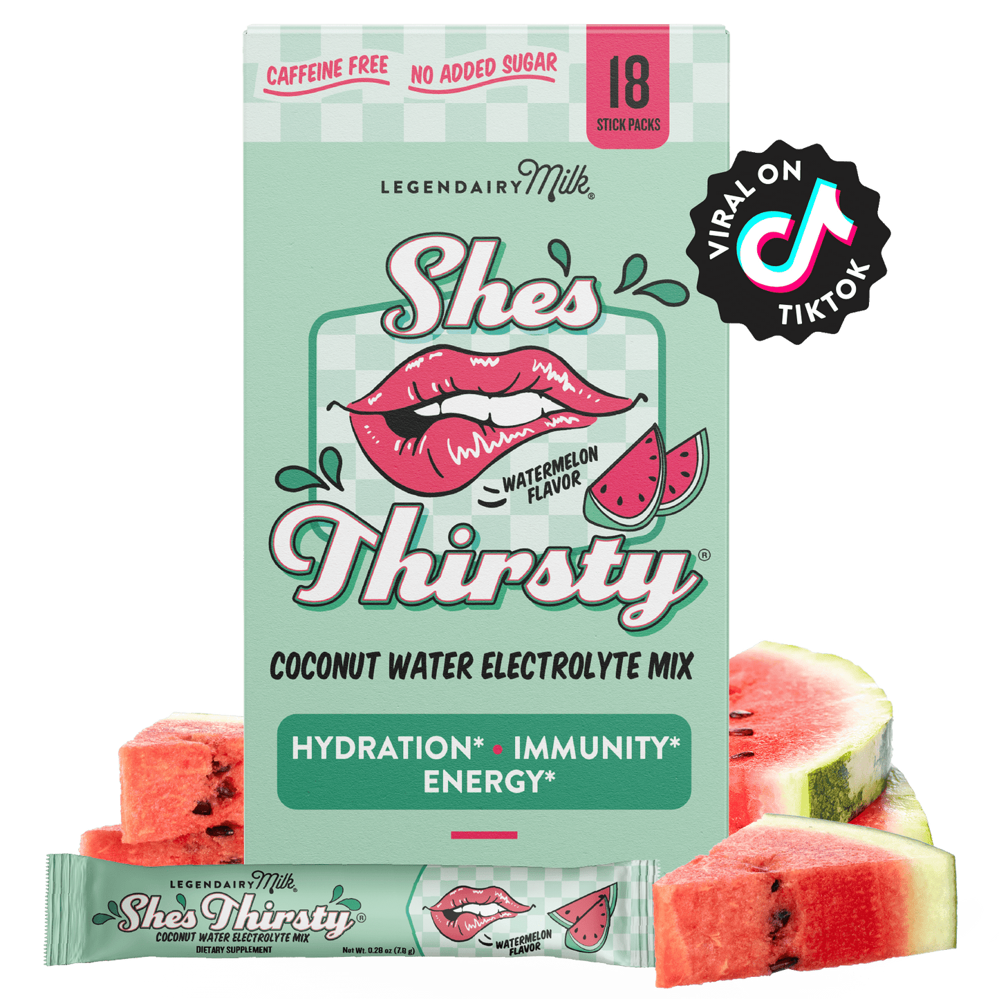 She’s Thirsty Coconut Water Electrolyte Mix - Legendairy Milk