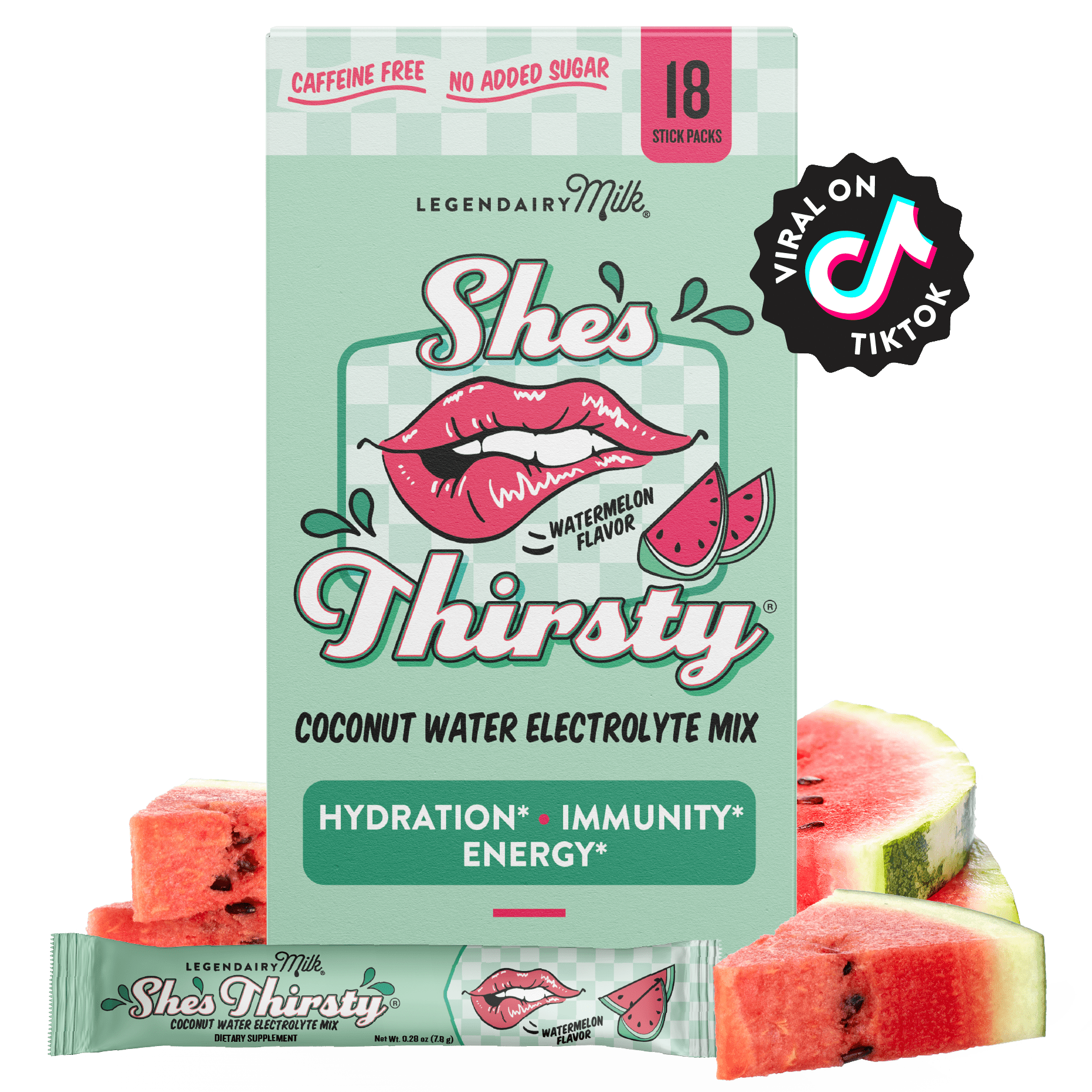 She’s Thirsty Coconut Water Electrolyte Mix - Legendairy Milk