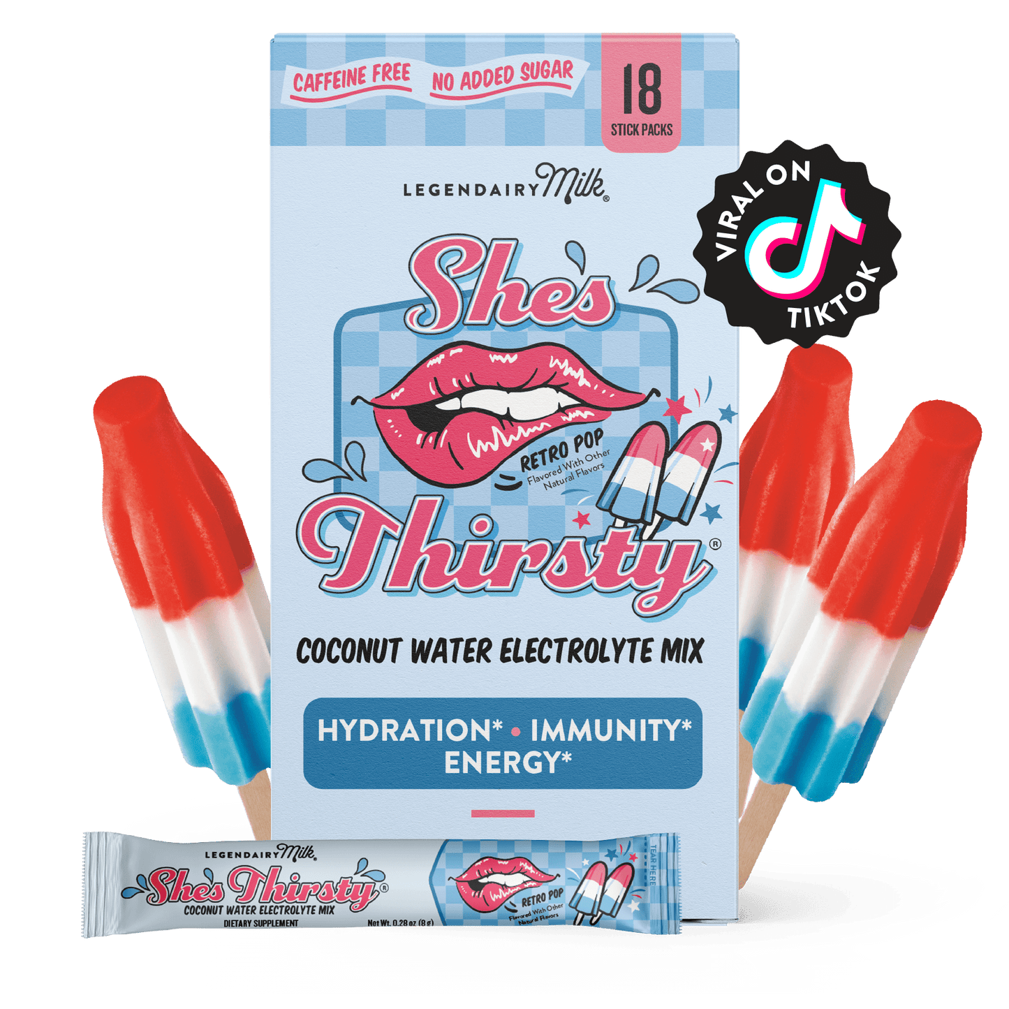 She’s Thirsty® Coconut Water Electrolyte Mix - Legendairy Milk