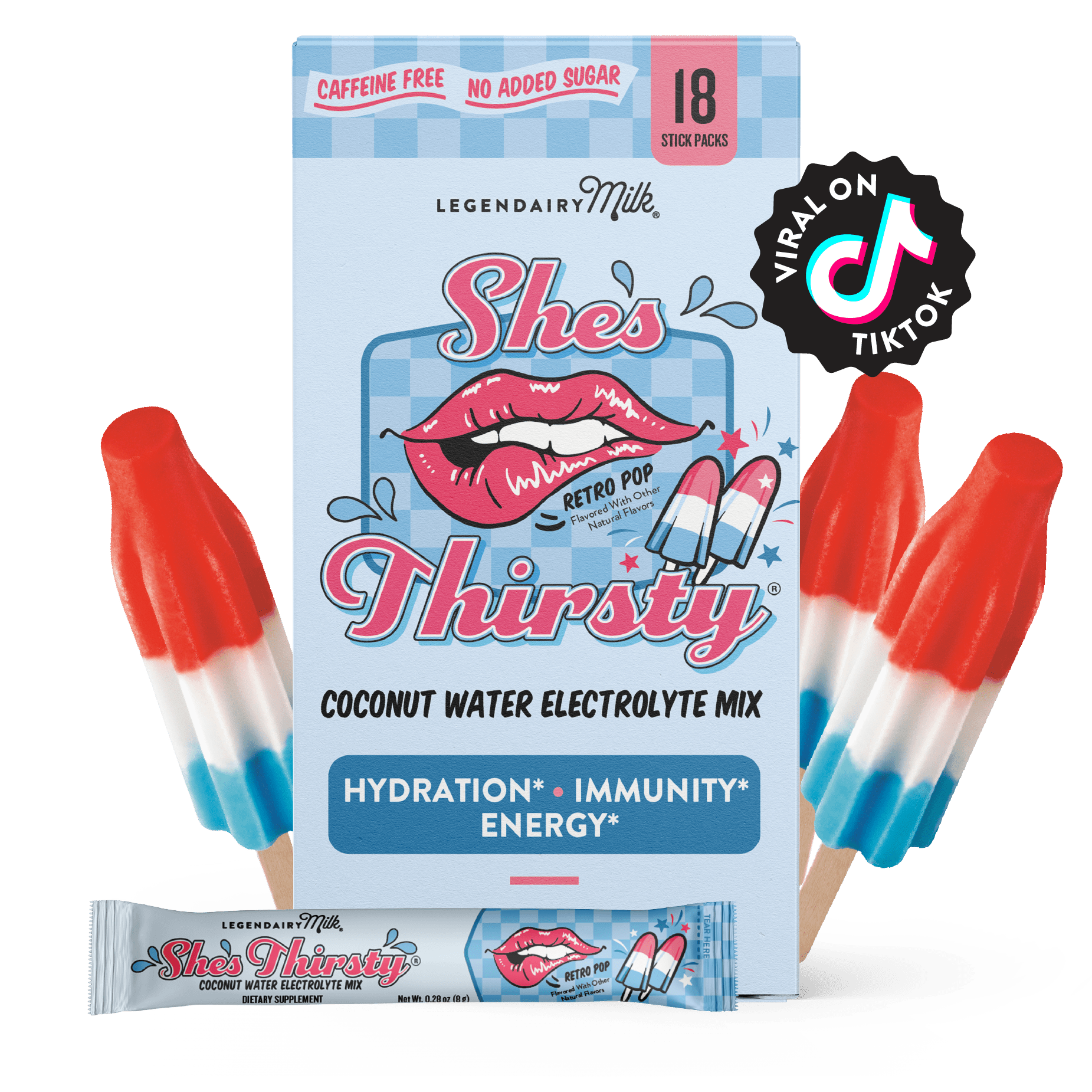 She’s Thirsty® Coconut Water Electrolyte Mix - Legendairy Milk
