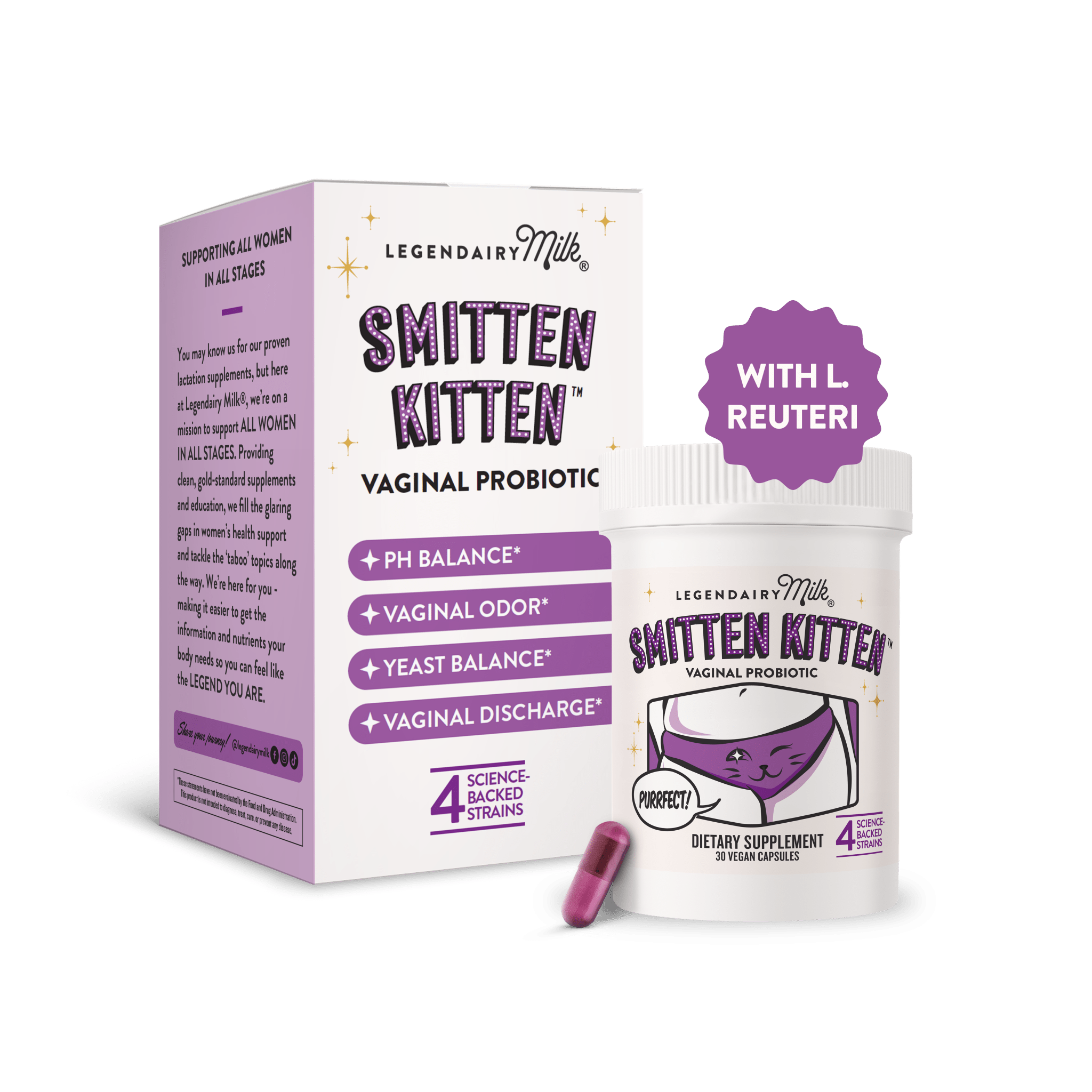 Smitten Kitten™ Women's Probiotic for Vaginal & Urinary Health ...