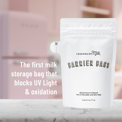 Barrier Bags for Breast Milk Storage - Legendairy Milk