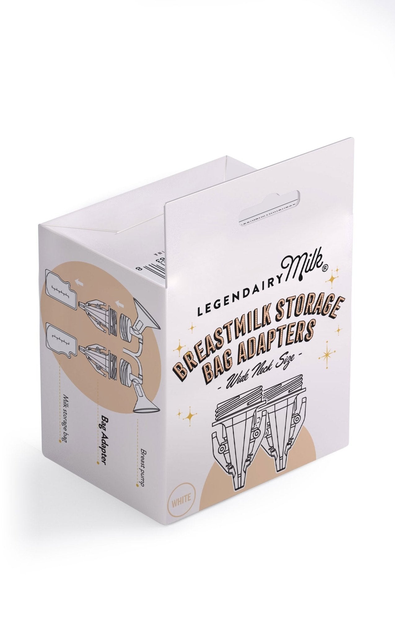 Breastmilk Storage Bag Adapters - Wide Mouth - Legendairy Milk