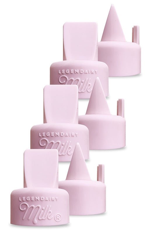 Duckbill Valves with Pull Tab - Pink - Legendairy Milk