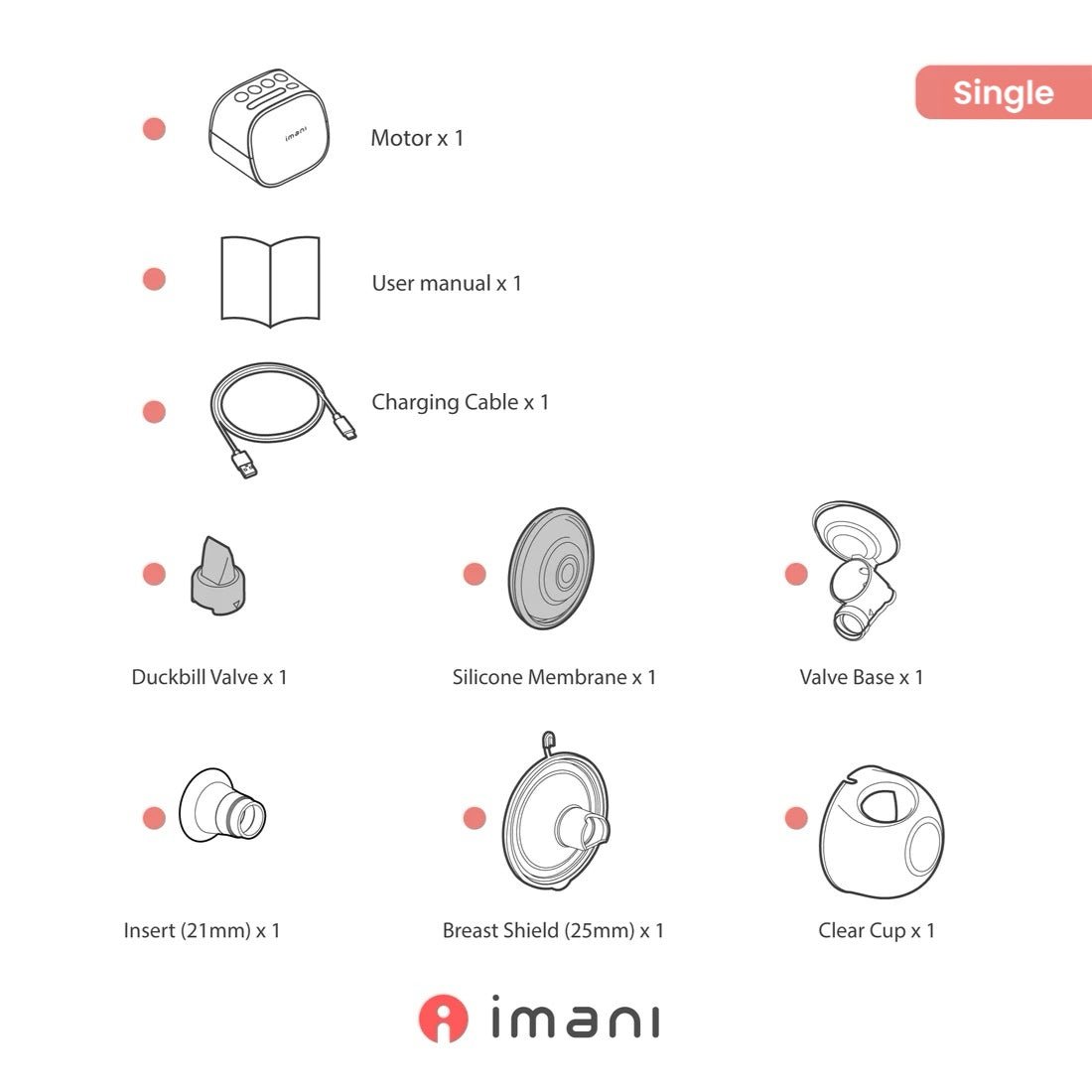 Imani i2 Plus Wearable Breast Pump - Legendairy Milk