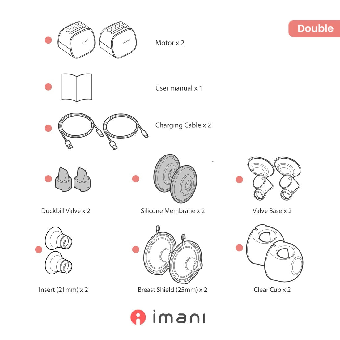 Imani i2 Plus Wearable Breast Pump - Legendairy Milk