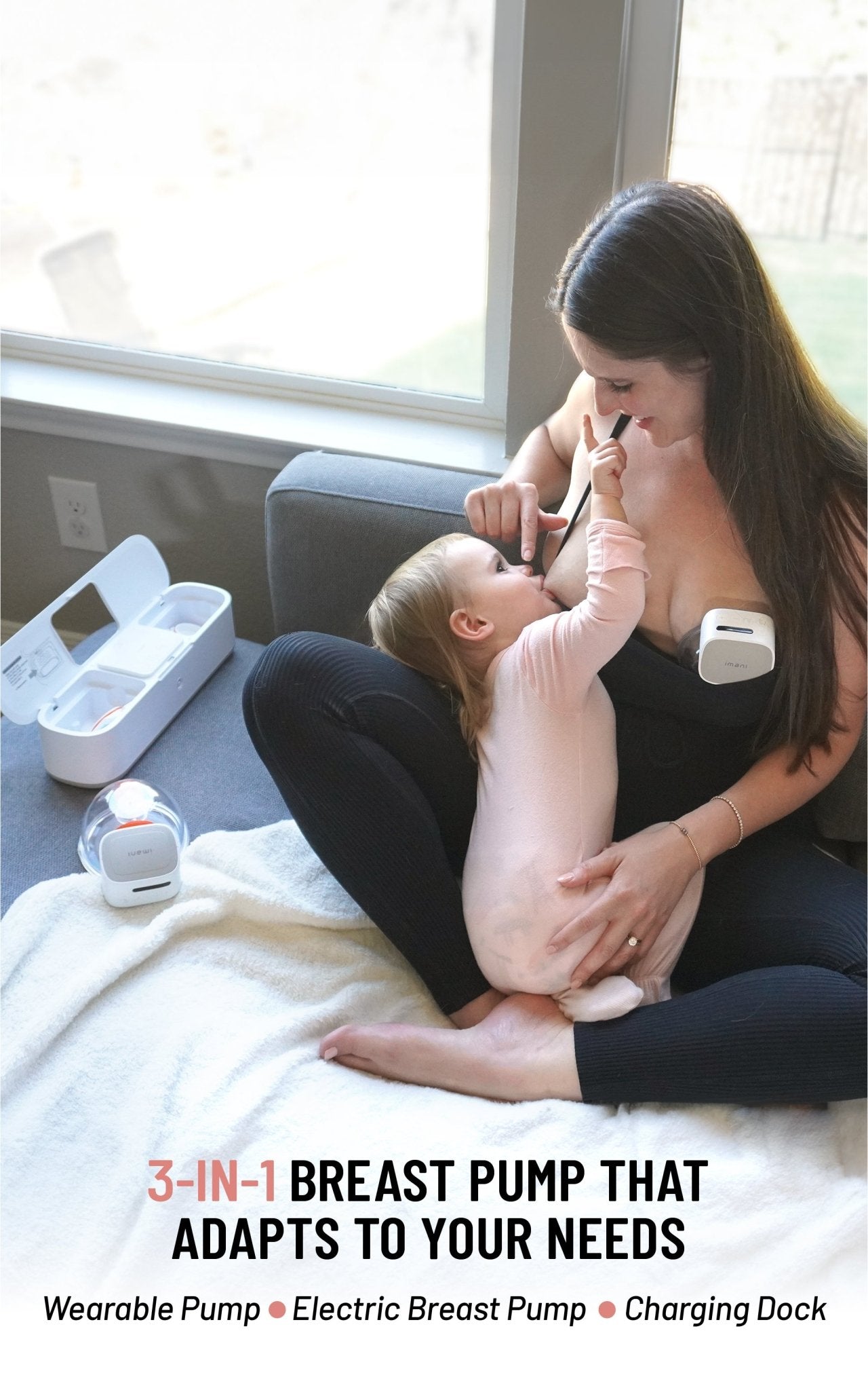 Imani iBox 3-in-1 Electric Breast Pump - Legendairy Milk