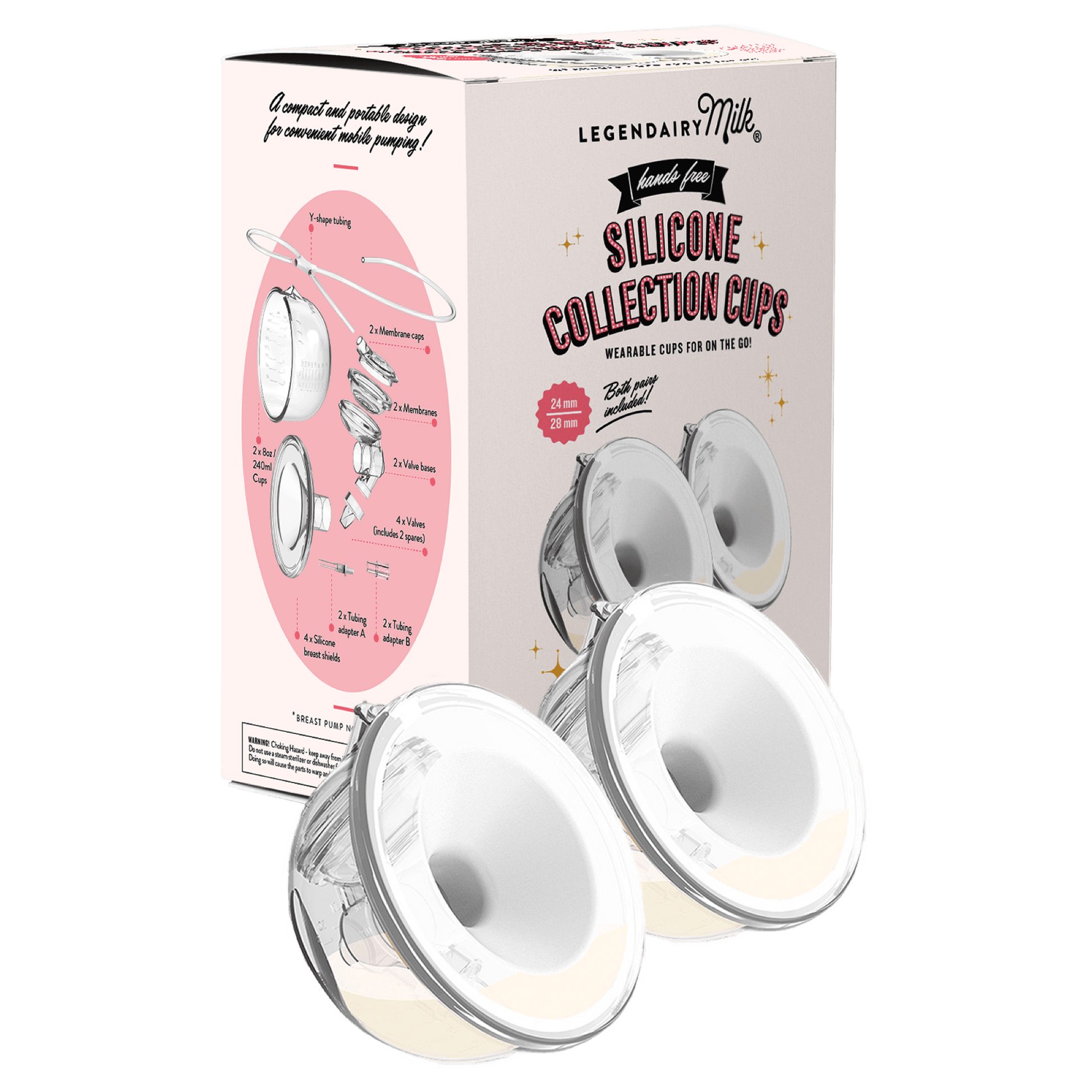 Wearable Milk Collector Silicone Hands-Free Breast Milk Collector