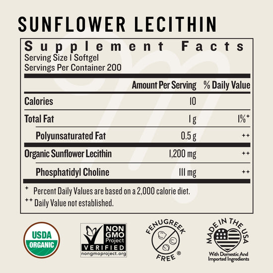 Organic Sunflower Lecithin Natural Fat Emulsifier Legendairy Milk